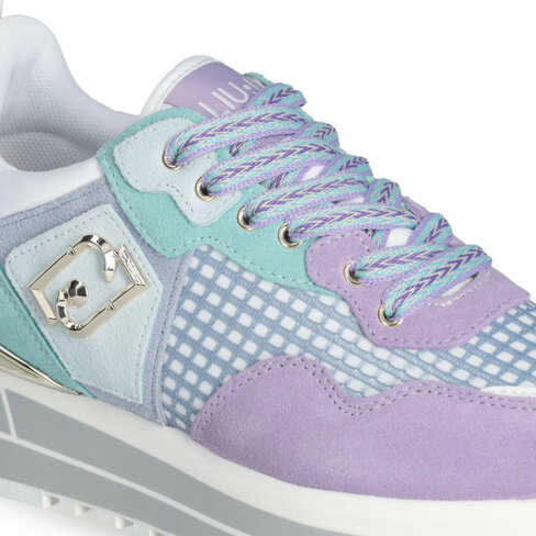 Liu-Jo sneaker maxi wonder paars/lichtbl SS25