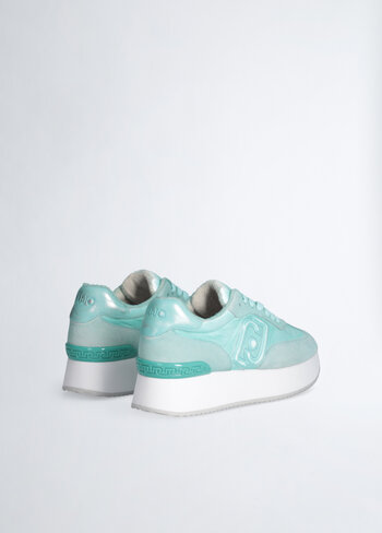 Liu-Jo sneaker dreamy 02 aqua groen SS25