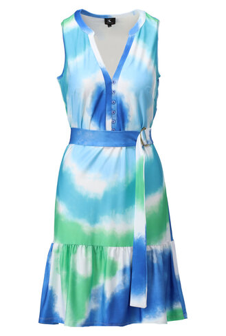 K-Design jurk mouwloos met design SS25
