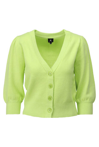 K-Design cardigan v-hals sharp green SS25