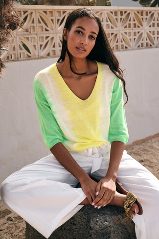 Due Amanti pullover Teny-Tweety mix v-neck SS25