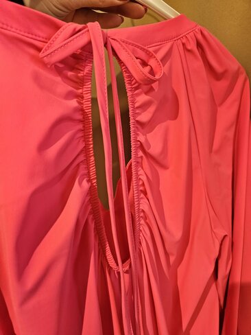 Due Amanti blouse Hall fuxia v-neck SS25
