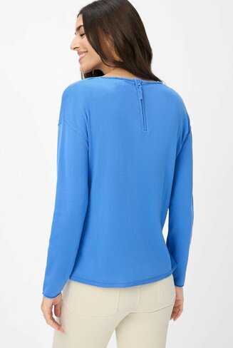 Brax pull Liz blauw SS25