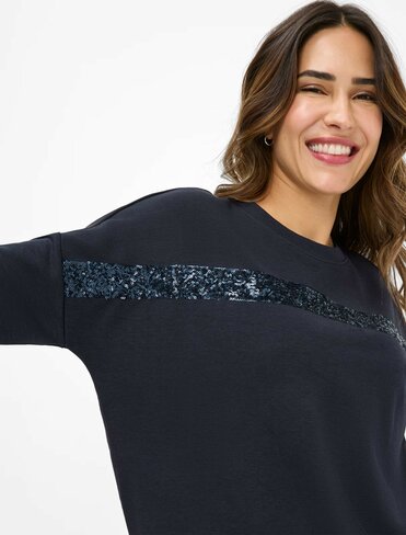 Brax pull Bo navy SS25