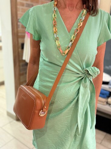 Liu-Jo handtas camera case brown SS25