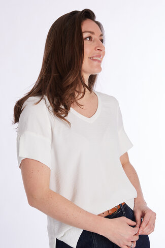 Comme Ca bloes Cerise off white SS25