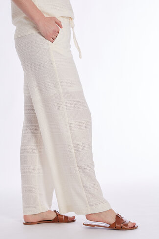 Comme Ca broek Amarante wit SS25