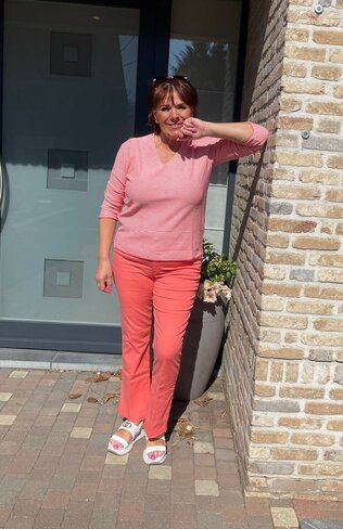 Brax pull Lesley watermelon SS25