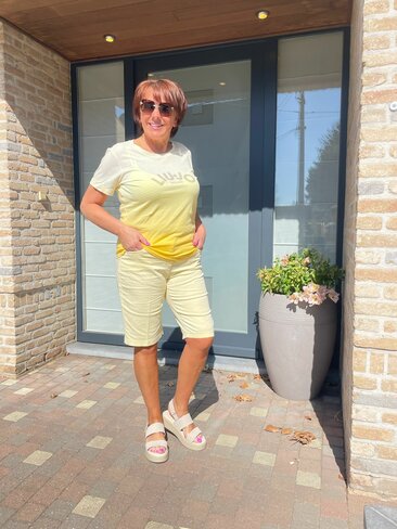 Liu-Jo t-shirt moda tweety/strass SS25