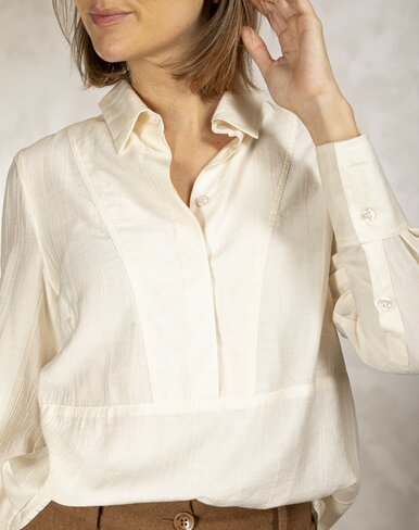 Due Amanti blouse Debby light beige FW25