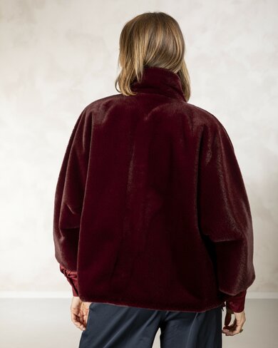 Due Amanti jacket Furkim burgundy FW25