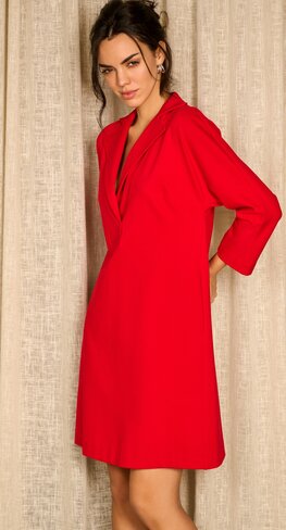 Due Amanti kleed Wertu goji red FW25