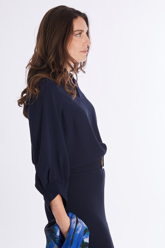 Comme Ca blouse JULITA navy FW25