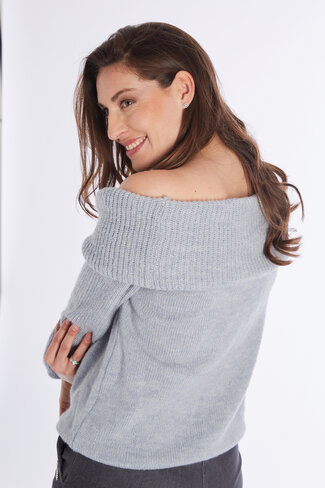 Comme Ca pull OLA light blue FW25