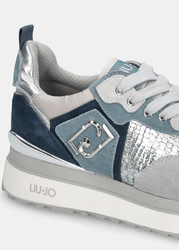Liu-Jo sneaker maxi wonder 01 donker blauw FW25