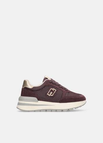 Liu-Jo sneaker amazing 25 cow suede burgundy FW25