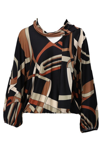 K-Design top V-hals met design FW25