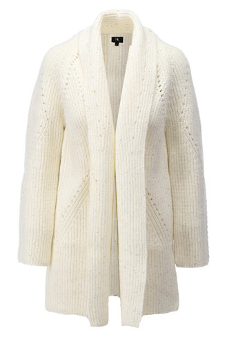 K-Design cardigan ecru met lovertjes FW25