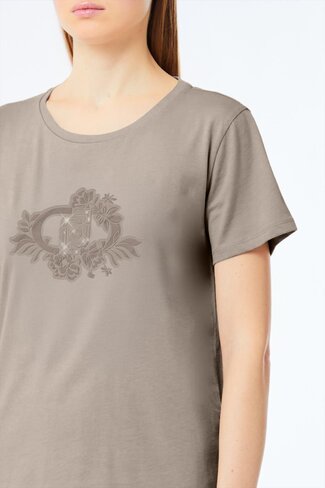 Liu-Jo t-shirt m/c champagne flow FW25
