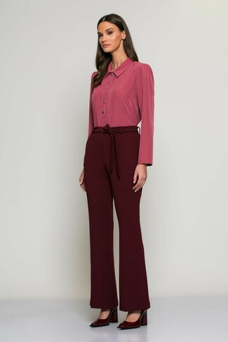 Batida broek burgundy st.215 FW25