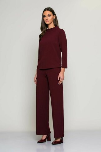 Batida shirt burgundy FW25