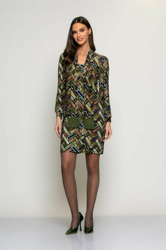 Batida kleed avocado print FW25