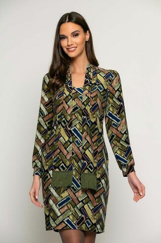 Batida kleed avocado print FW25