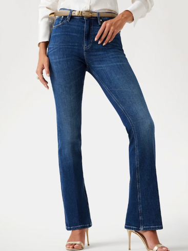 Guess jeans broek sexy flare caschmire blue FW25