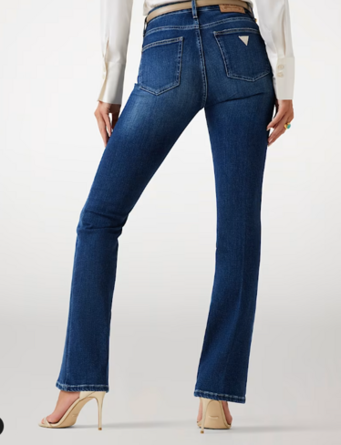 Guess jeans broek sexy flare caschmire blue FW25
