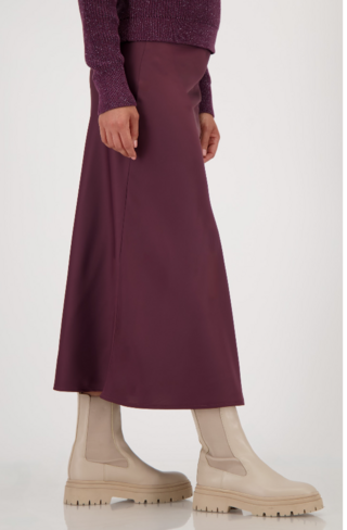 Monari rok satin bordeaux FW25