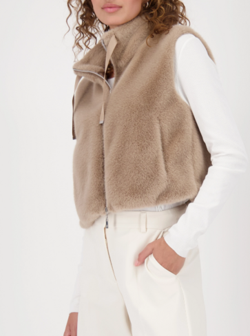 Monari bodywarmer truffle FW25