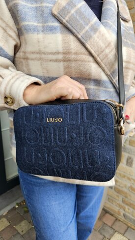 Liu-Jo handtas camera case dress blue FW25