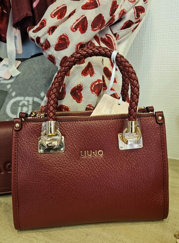 Liu-Jo handtas satchel red wine FW25