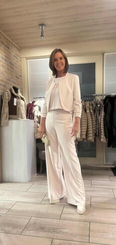 Rinascimento broek pan dritto ivory FW25