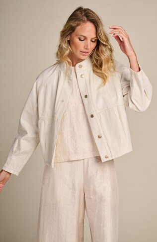 Due Amanti jacket Place butter gold SS26