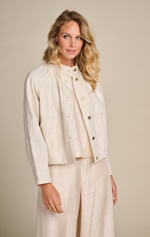 Due Amanti jacket Place butter gold SS26