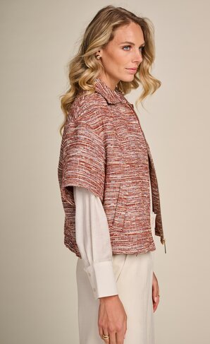 Due Amanti jacket Ralph chanel Rust SS26