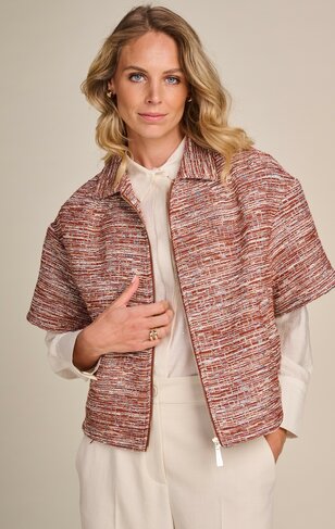 Due Amanti jacket Ralph chanel Rust SS26