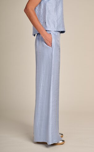 Due Amanti Elia celest broek SS26