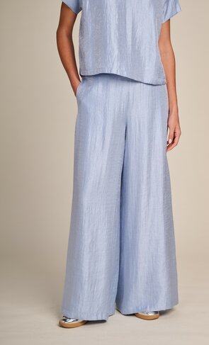 Due Amanti Elia celest broek SS26