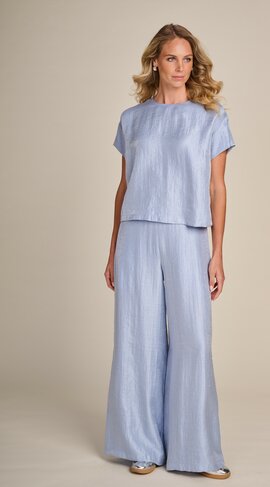Due Amanti Elia celest broek SS26