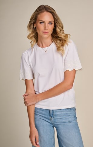 Due Amanti t-shirt Sonia off-white SS26