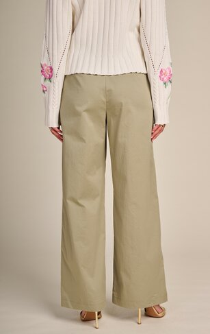 Due Amanti broek Carlas foilage SS26