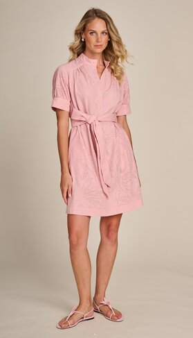 Due Amanti kleed Erika petal rose SS26