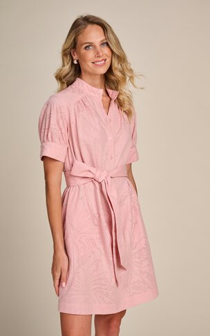 Due Amanti kleed Erika petal rose SS26