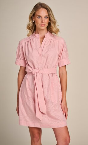 Due Amanti kleed Erika petal rose SS26