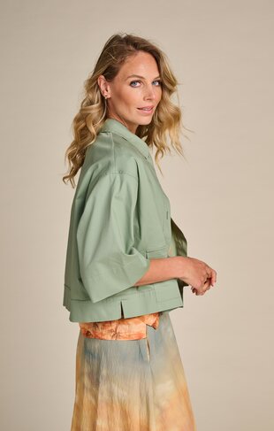 Due Amanti jacket Kelso JKT swamp SS26