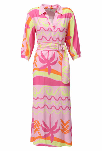 K-Design jurk met design pink SS26