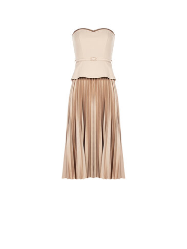 Rinascimento bustier kleed turtledove SS26