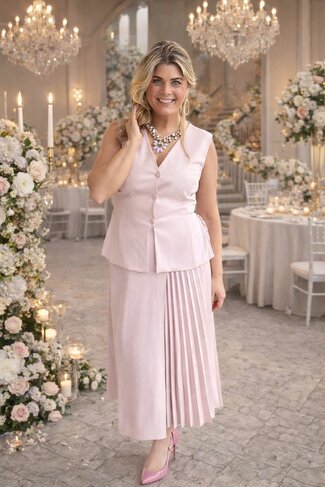 Rinascimento rok rosa pastello SS26